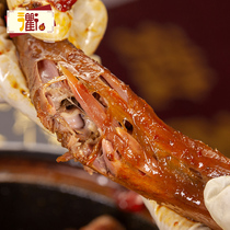 (Thoroughfares) Spicy Hand Ripping Long Duck Neck Whole Strips 4 Of 4 Vacuum Loaded Hallow Cooked Foods Casual Little Snack Foods