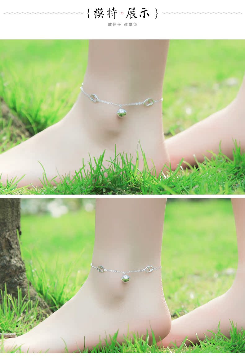 Chaine de cheville Femme en Argenterie - Ref 3101908 Image 12