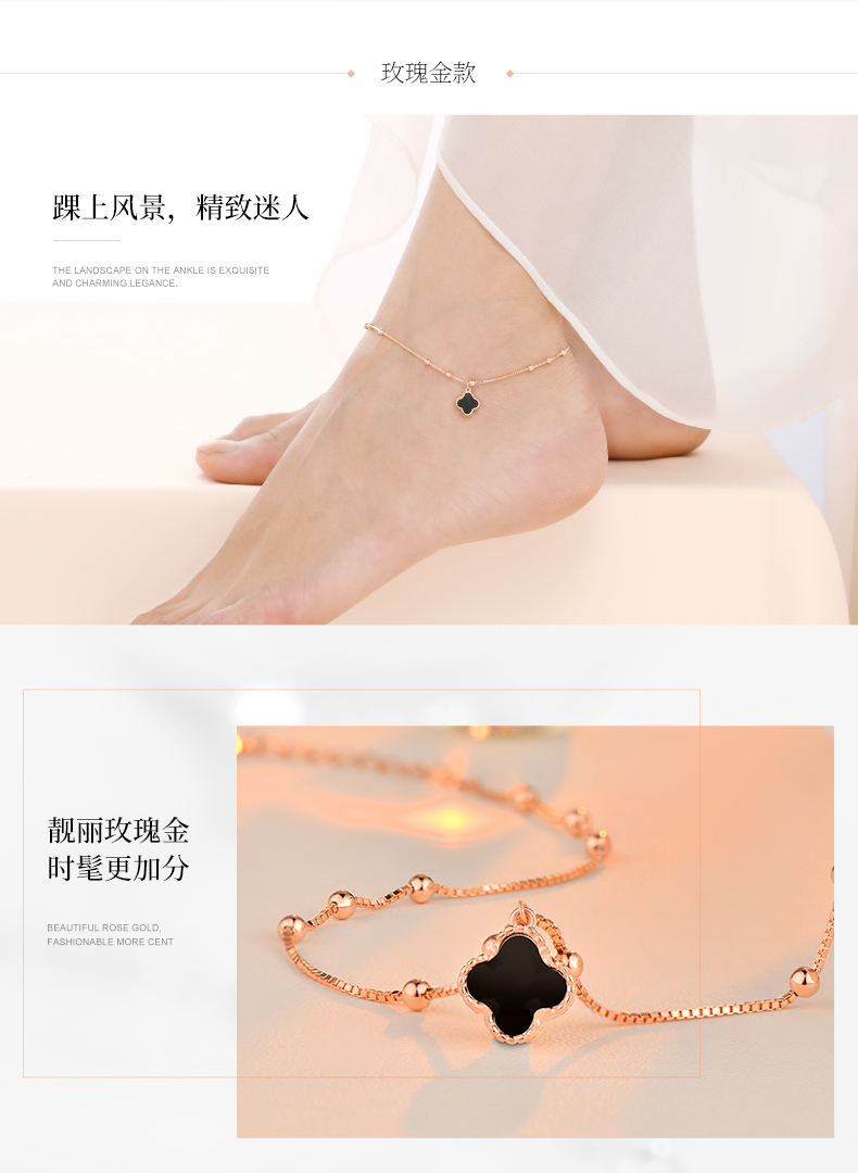 Chaine de cheville Femme en Argenterie - Ref 3103576 Image 13