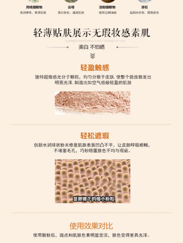 Mecafour mật ong thẻ focabuccino lỏng bột mật ong phấn trang điểm không lỗ chân lông che giấu dầu kiểm soát 2 màu tùy chọn - Quyền lực phấn phủ dạng nén