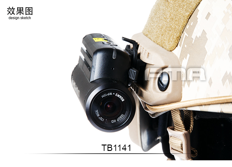 Fma Contour Sports Camera Helmet Rail Bracket Tb1141 Fma Contour Sports Camera Helmet Rail Bracket Tb1141