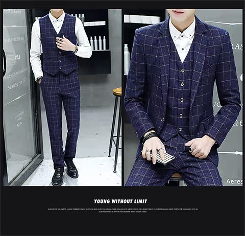 Áo khoác thanh niên Hàn Quốc Bộ đồ vest nam phù hợp với quần áo mỏng phù hợp với nhà tạo mẫu tóc blazer nam