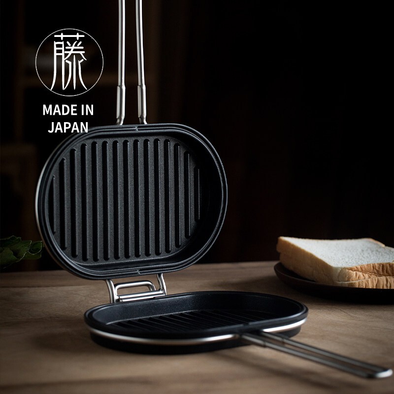 Japanese Original Imported Household Sandwich Panini Non-Stick Flat-Bottomed Multi-Functional Small Frying Pan Breakfast Pan Japanese Original Imported Household Sandwich Panini Non-Stick Flat-Bottomed Multi-Functional Small Frying Pan Breakfast Pan