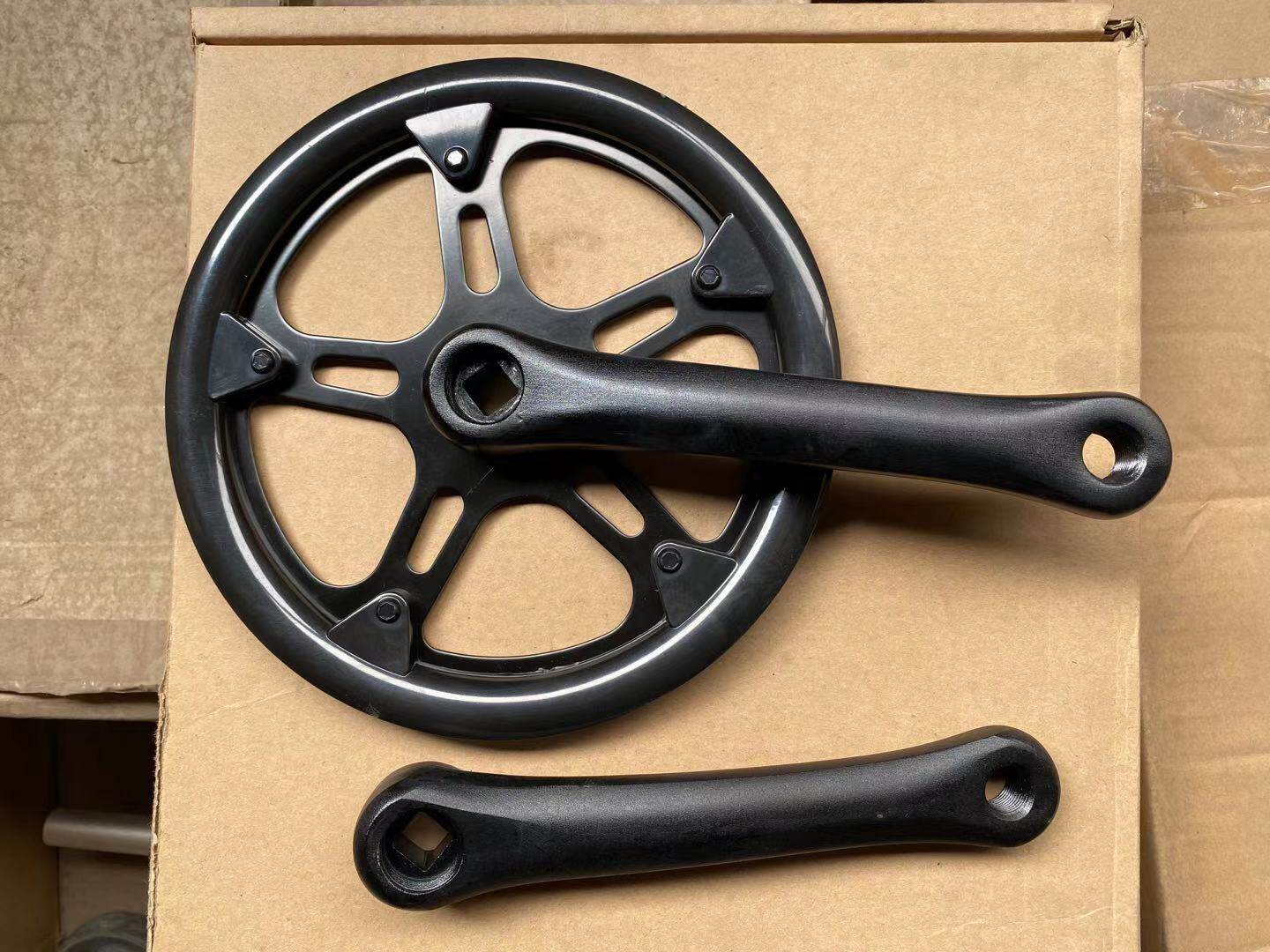 Wheel peak folding car tooth disc 46 teeth 48 teeth crank 165MM compatible variable speed chain student car folding car