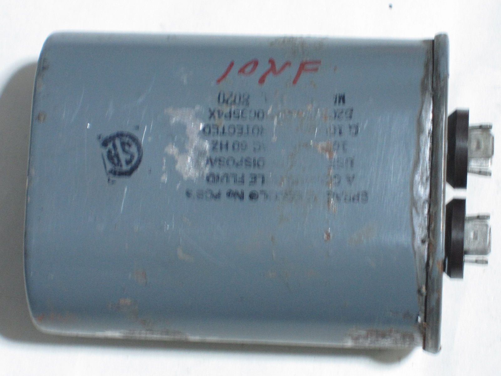 Imported US SRRAEVE iron shell oil-in-capacitor 10UF 1000V liner machine instrument for use