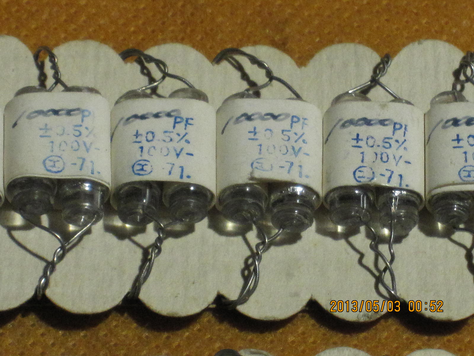 71 New High Precision Polystyrene Capacitor 1000PF 1000V 0 01UF 5 thousandth