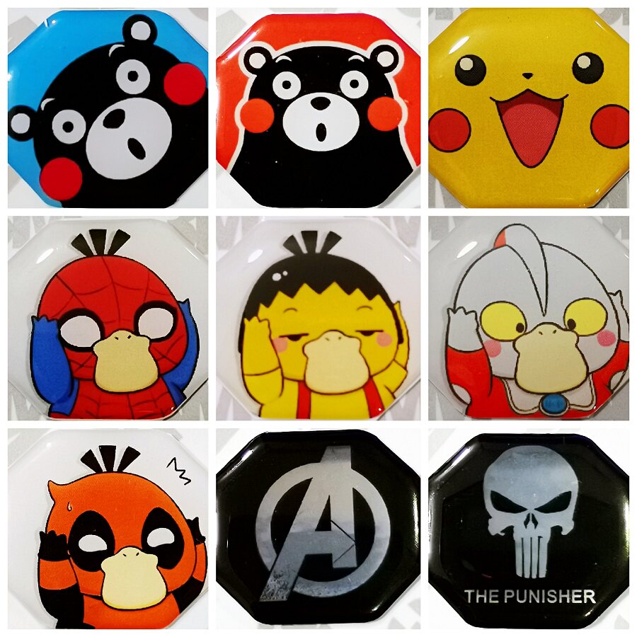 Victory YY Li Ning badminton racket bottom cover stickers cartoon handle bottom cover stickers 6 from G5 G6 handle universal