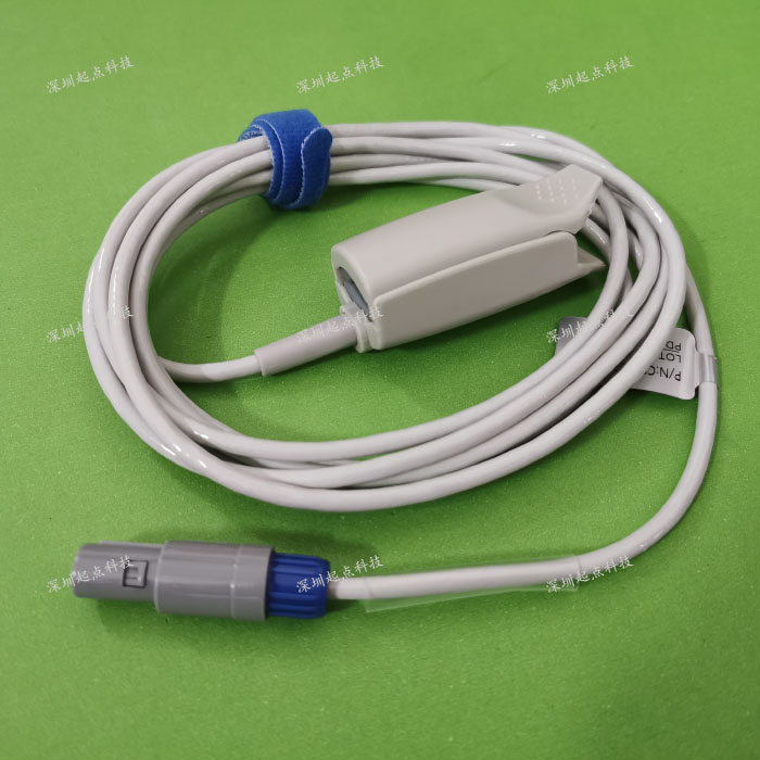 中旗PM-7000C 7000M指脉氧连接线心电监护仪配件 单槽
