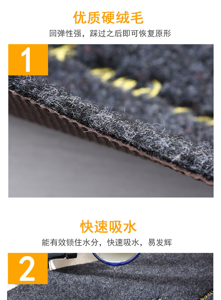Phòng tắm nhà bếp mat PVC sàn thảm chống trượt chống trượt nhà cửa mat cửa squat mat phòng tắm cửa hấp thụ nước thảm chống trơn nhà tắm