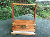 Fragrant camphor wood paper towel box small fragrant camphor wood box creativity containing multilayer documents red camphor wood box full plate mortise and tenon set
