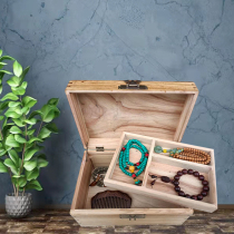 Fragrant camphor wood small box sub-jewellery containing box full Zhangwood case multilayer solid wood retro documents Marriage and mortise and tenon can be set