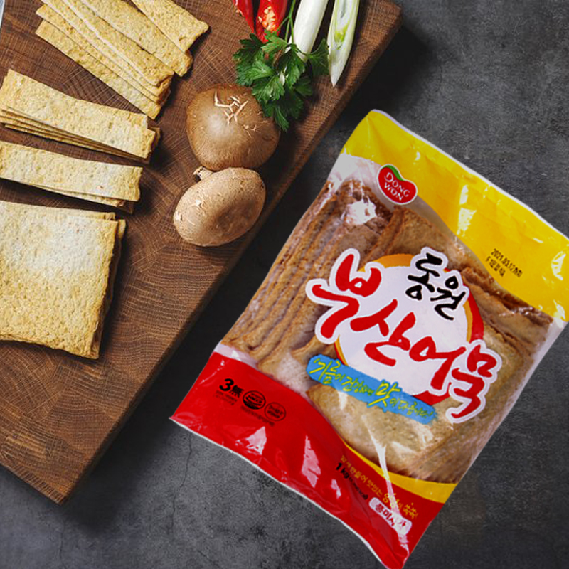 South Korea Authentic Seafood Fish Pie Slices Busan Fish Cake Imported Han Style Kanto Cook Fish Cake Sweet not spicy 1 kg bagged