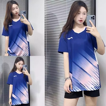 New Li Ning LINING badminton clothing for men and women sports competition tops T-shirt quick drying group purchase AAYT601