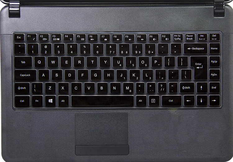 Shenzhou elegant A400-N280D3 keyboard anticollision strip film 14-inch pen electric full cover dust protection cover waterproof anti-ash protection button rugged and transparent silica gel colorful cute cartoon