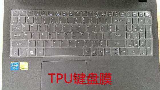 AcerE5-576G-503Y 키보드 보호 필름 15.6인치 노트북 세련된 얇고 가벼운 인텔 코어 i57 세대 컴퓨터 풀 커버 더스트 커버 패드 색상 요철 TPU
