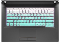 Lenovo E40-80-ISE 80EQ20380 keyboard protection adhesive film 14-inch computer notebook full coverage anti-dust cover cushion waterproof anti-ash protection button rugged and transparent silica gel color