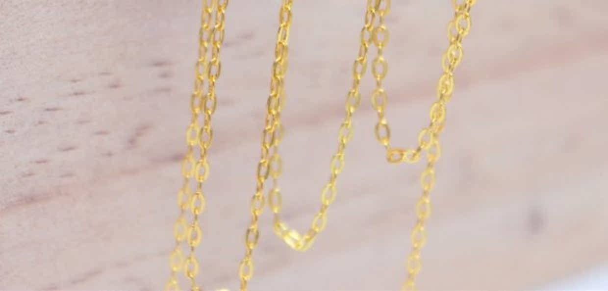 1.8mm nano màu bảo vệ chuỗi mạ xanh vật liệu đồng DIY vòng đeo tay vòng chân bông tai xương đòn phụ kiện chuỗi - Vòng chân các mẫu lắc chân bạc nữ đẹp