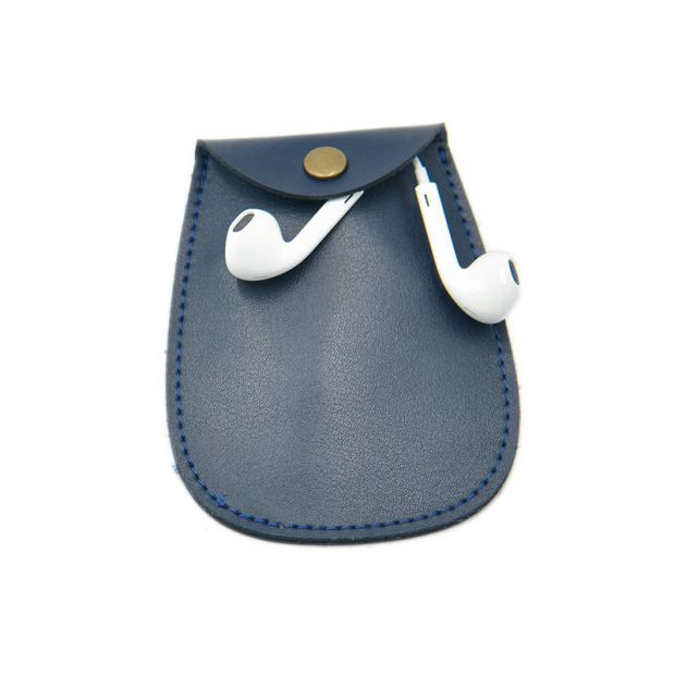 Quoko sáng tạo kỹ thuật số điện thoại di động cáp dữ liệu nhỏ tai nghe Túi đựng bảo vệ tay áo da xu ví - Lưu trữ cho sản phẩm kỹ thuật số hộp đựng tai nghe cute