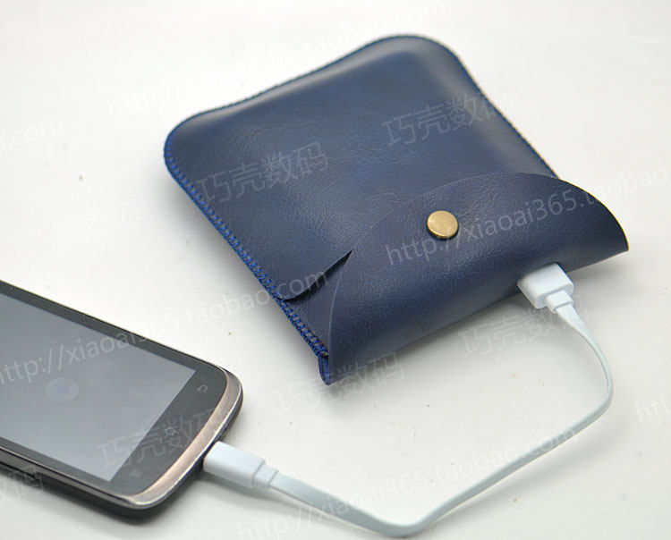 Suitable for Xiaomi mobile power supply 10400mah mA protective sleeve storage bag leather sleeve inner bag inner bladder bag straight sleeve
