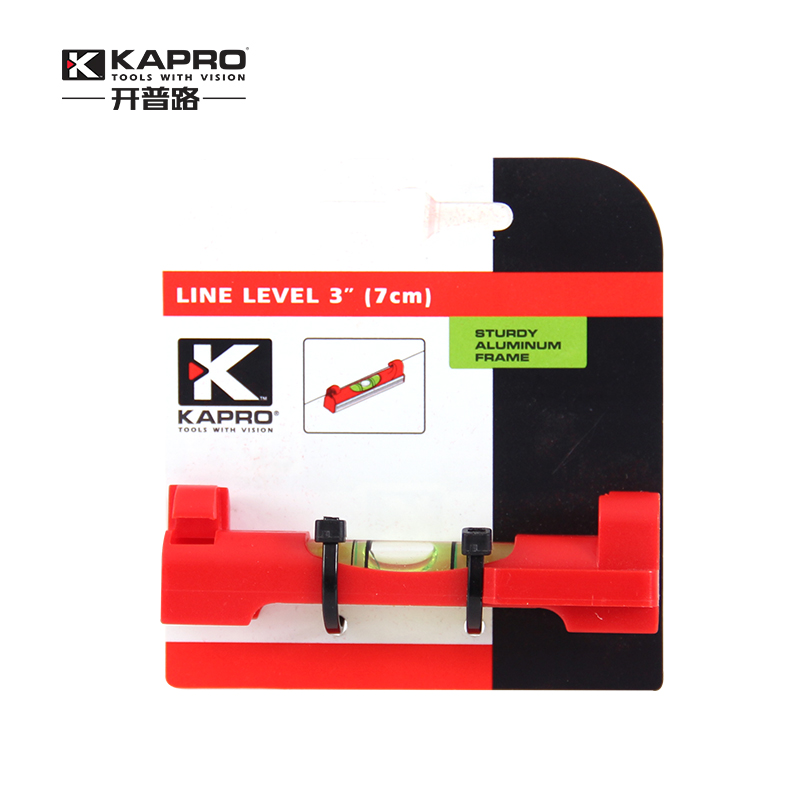 KAPRO Kaipu Road 440441-wire rope horizontal ruler high-precision mini miniature small water flat meter woodworking