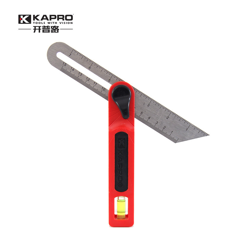 KAPRO open up road 301 stainless steel combined ruler corner ruler T-shape inclined ruler diy