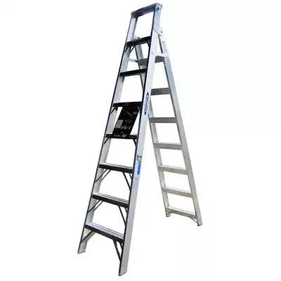 Wenn resistant aluminum alloy double-sided herringbone ladder folding industrial ladder Engineering ladder DP365CN 366CN 367CN 368C