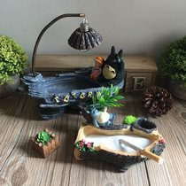 New home personality creative ashtray living room office decorations with lights ashtray to give male and female friends gifts