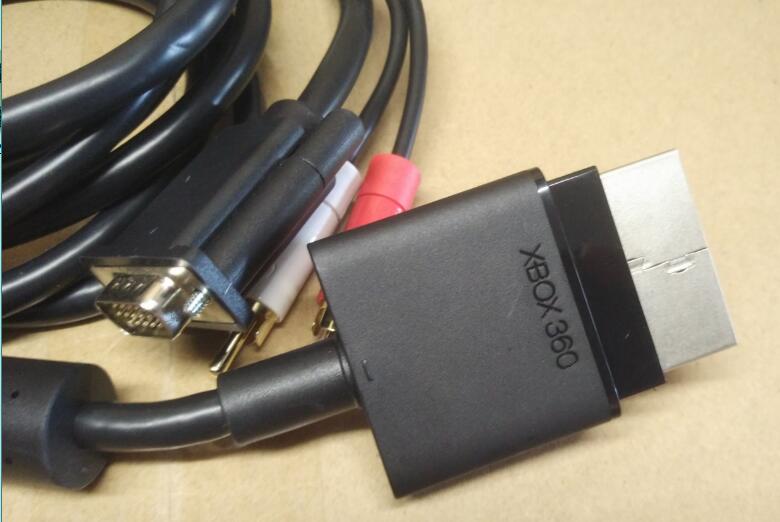 SLIM phiên bản mới của cáp XBOX360VGA gốc cáp X360 vga cáp HD mà không bị bóng ma - XBOX kết hợp tay cầm chơi game ps4
