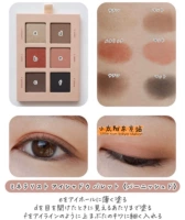 Шестицветная палитра теней для век 【BURNISHED】