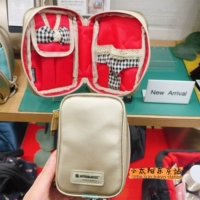 Универсальный купальник, коробочка для хранения, красная сумка-органайзер, 12.5×8.5×3см