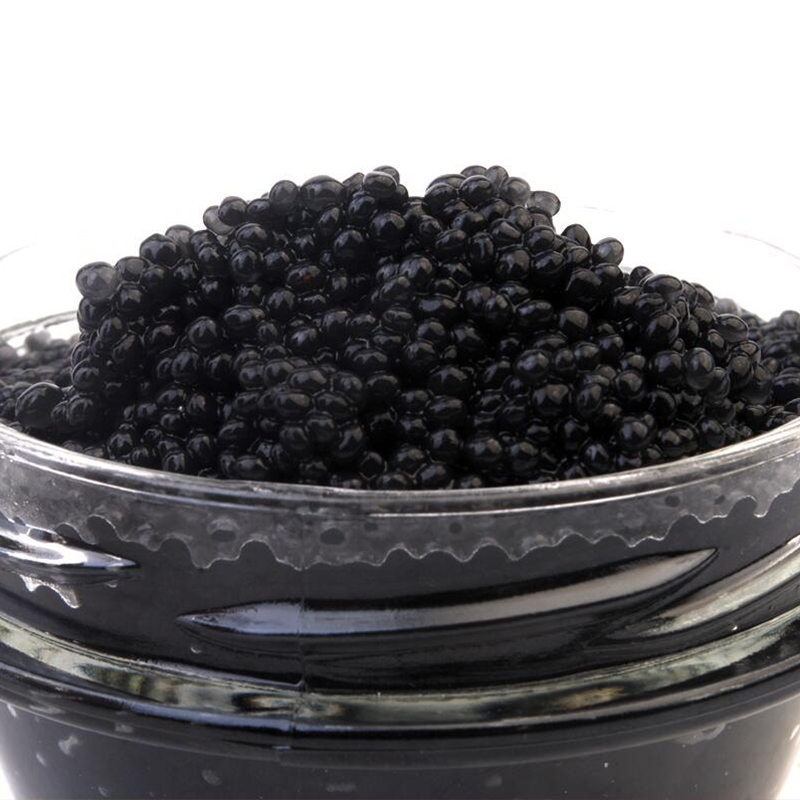 Russian caviar sushi Deep sea caviar sauce canned Black caviar condensed sturgeon seeds 105g special offer