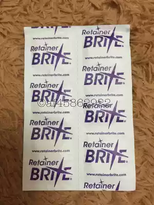 Hidden fitting beauty accessories RetainerBrite disinfection tablets era Angel holder invisible teeth cleaning sheet 6 pieces