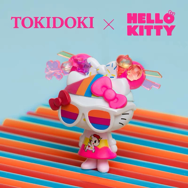 TOKIDOKI X Hello Kitty Единорог Кооперативный Писатель 2-й сезон 2 новое подлинное подтверждение Слепая коробка