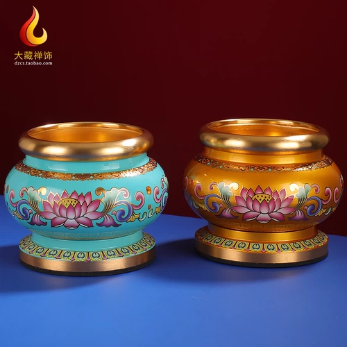 Cloisonne Emamel Lotus Burness Гостиная гостиная для Будды поставки Buddha Furniture Homeving Предложения для Buddha Lotus Burner Supplies для Будды