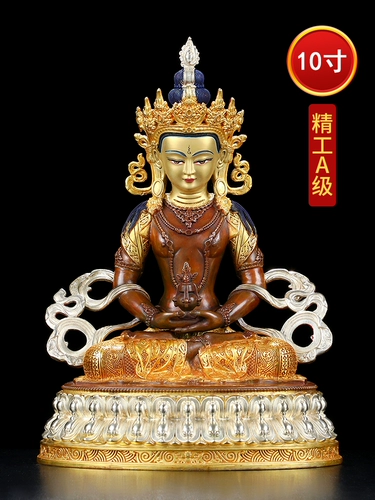 Тибетская позолоченная позолоченная и серебряная долговечность