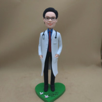 Doctor DIY photo clay figurine pottery doll clay wax figure figure soft pottery doll custom custom