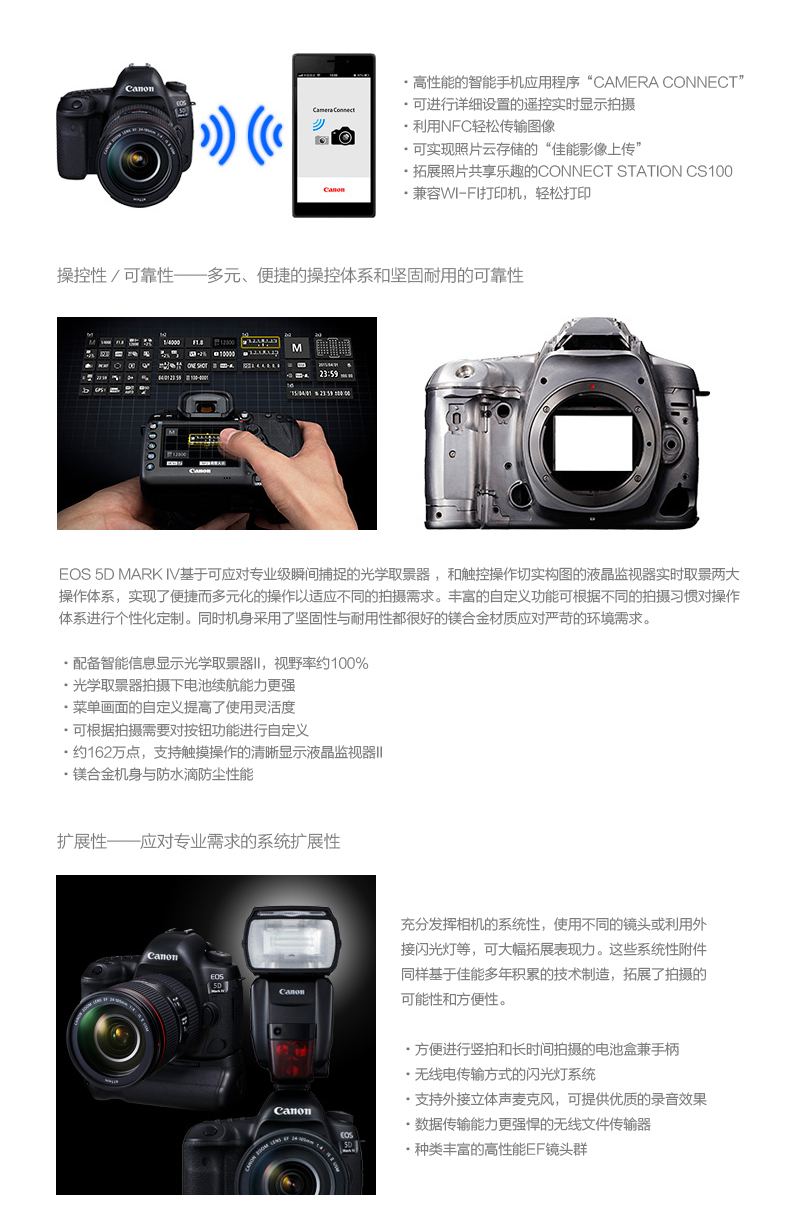 Máy ảnh DSLR 4K độc lập Canon Canon EOS 5D Mark IV khung hình đầy đủ Canon 5D4 - SLR kỹ thuật số chuyên nghiệp may anh sony