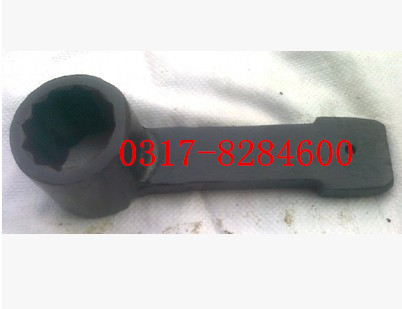 Sleeve type percussion plum wrench convex type percussion plum wrench straight handle percussion plum wrench 100mm