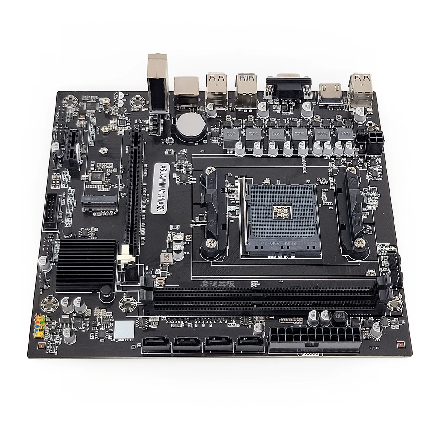 Новая материнская плата Eagle A320 D4 AM4 DDR4 с 1331 выводами поддерживает Ryzen Athlon и другие AMD