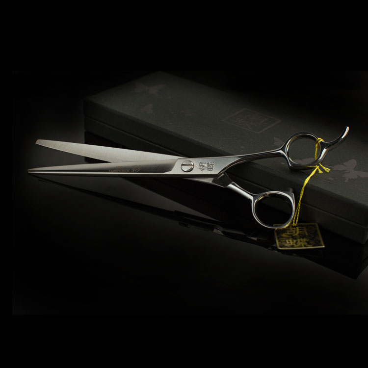 Japan Hu Die Butterfly Pet Dog Beauty Scissors Straight Cut 7-inch IRODORI Color Butterfly China General Agent