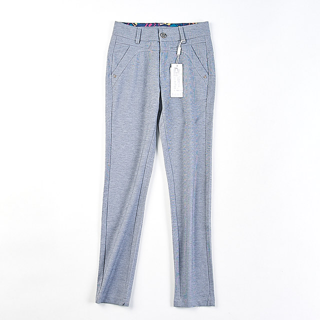 Slim-fit solid color slim pencil trousers in spring and autumn