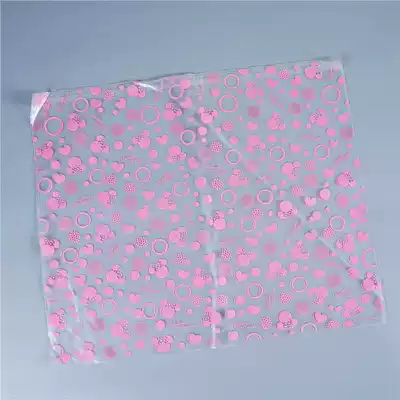 A67 multifunctional DIY handmade flowers gift packaging printed plastic cellophane transparent waterproof September 5th