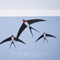 Spot AHD｜Denmark Flensted Mobiles Swallow Pendant Nordic ins Balance Sculpture Pendant Wind Chimes