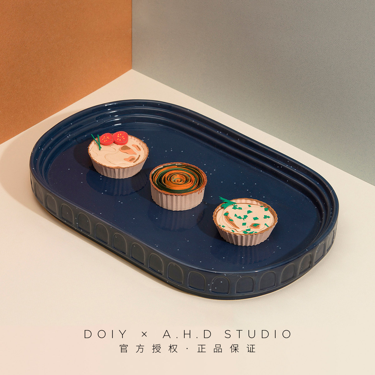 DOIY spot Spanish racecourse refreshments pan ancient Roman wind European-style oval containing tray tray of delicate flat tray 