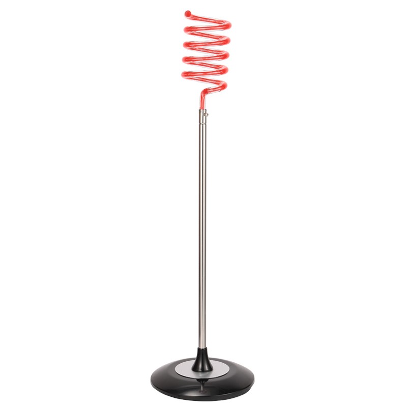 Beauty salon hair dryer bracket vertical hair salon special stainless steel crystal ring hair dryer tube frame floor standing