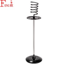 Hairdressing shop Crystal Circle electric hair dryer bracket hair salon hotel household vertical stainless steel blower floor rack