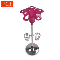 Fancy electric hair dryer bracket special bathroom storage household stainless steel vertical floor ceiling frame