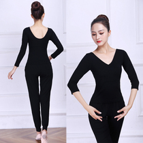 Professional dance practice suit womens suit new body training suit Modal coat long sleeve classical dance dance suit