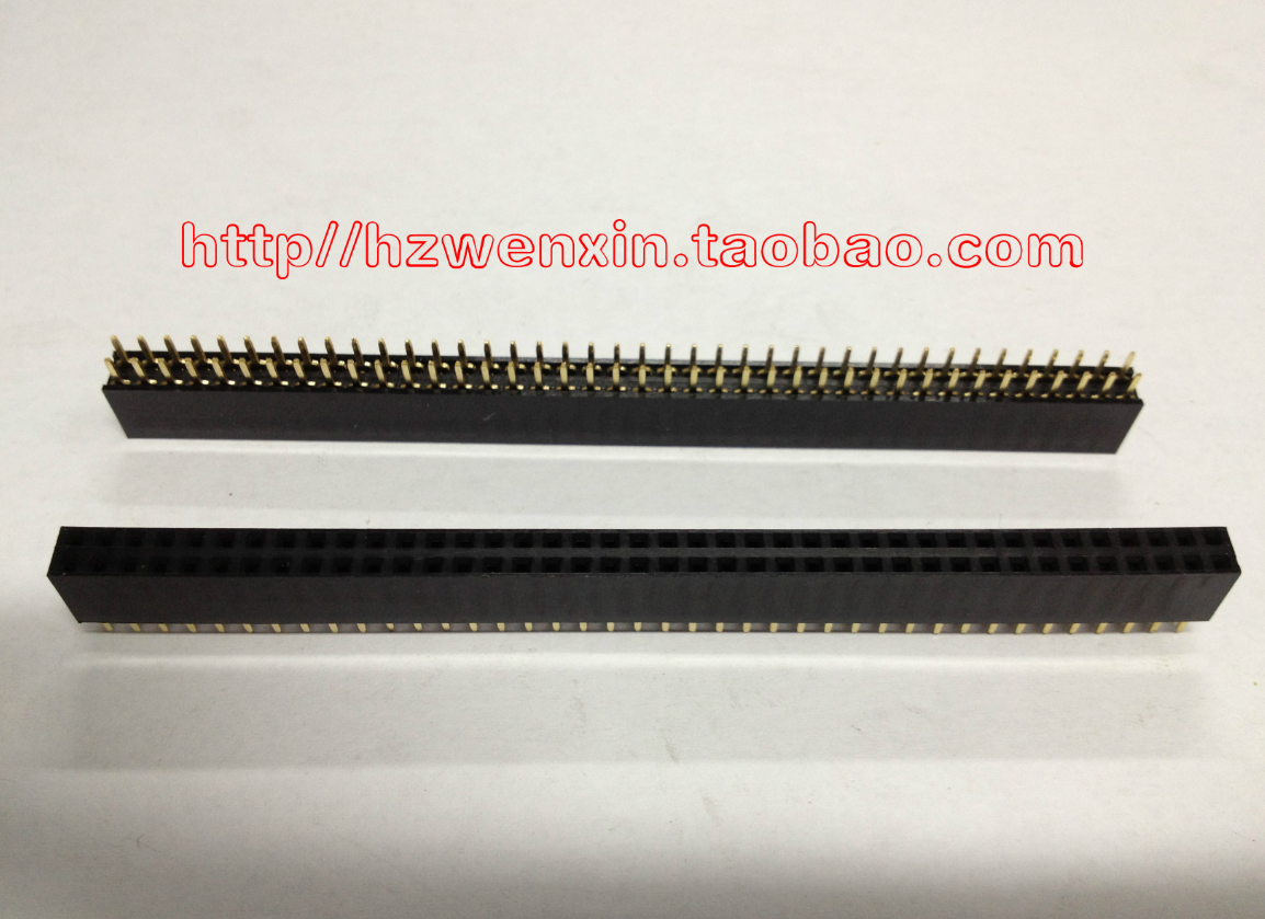 Double Row Mother Seat Pitch 2 54MM 2 * 40P Row Mother Pin Base Row Pin Socket Row Seat Real Body Shop