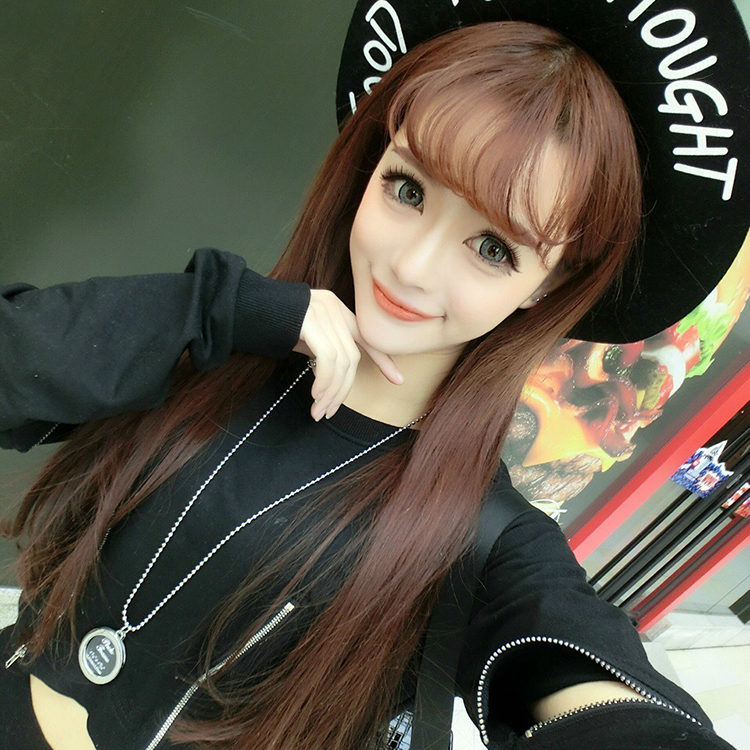 Perruque Long cheveux raides - Ref 2614121 Image 8